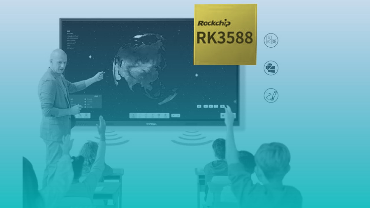 Instructus RK3588 ï¼smart large-screen emissione, ut acceleraret digital transformationem educationis industriae