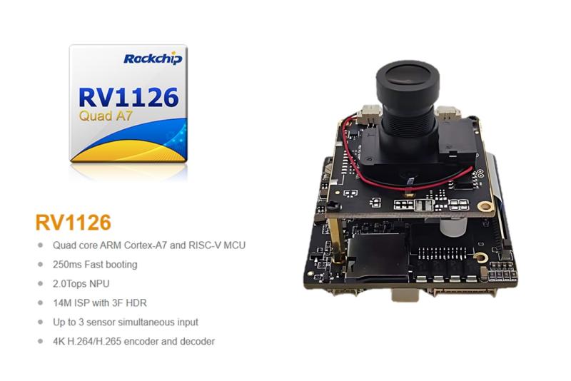 RV1126 IP Camera Module Surveillance ad gradum proximum